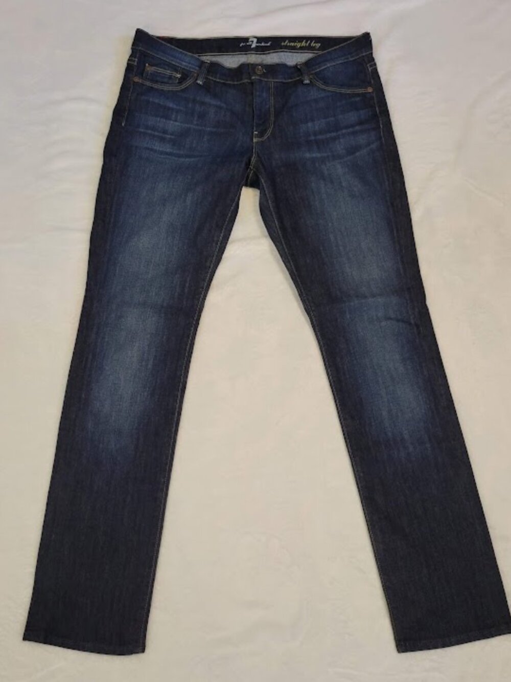 7 For All Mankind A Pocket Bootcut Jeans Dark Wash Size 32